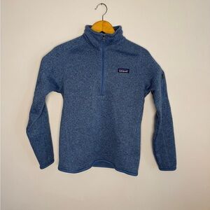 Patagonia Women’s Blue Quarter Zip Fleece Better Sweater | S